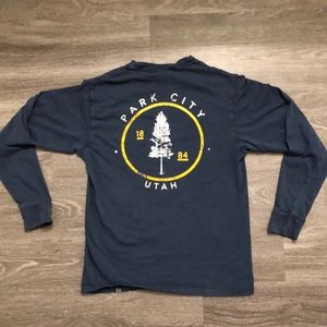 Men's Park City Utah Skiing Snowboarding Outdoor National Park Tee